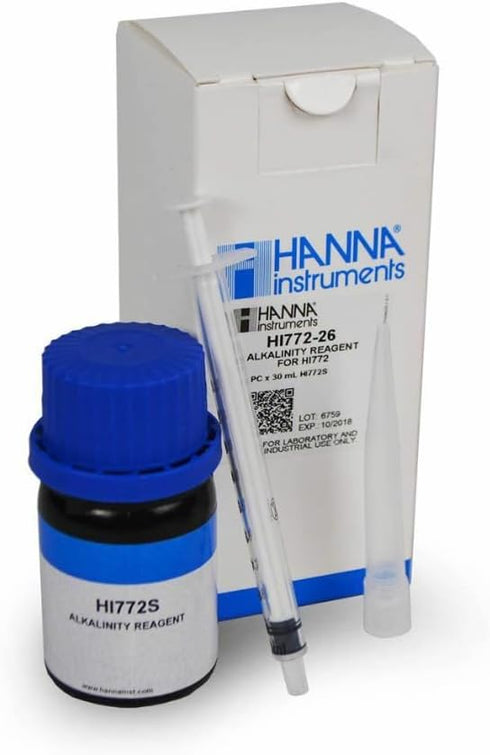 Hanna HI772-26 REAGENTS - 2 Pack for HI772 Saltwater Aquarium Alkalinity Colorimeter Tester - 50 Test Pack