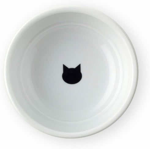 Necoichi Ceramic Cat Bowls for Indoor Cats, Whisker Friendly, Anti-Spill Feeding, Cute Cat Dishes