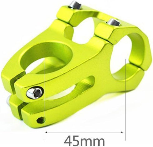 Wake Mountain Bike Stem 31.8 Stem, 45mm Short Handlebar Stem for Most Bicycle, Road Bike, MTB, BMX, Fixie Gear, Cycling