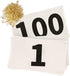 Running Race Bibs Large Numbers with Safety Pins for Marathon Race Events-
