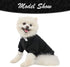 KOOLTAIL Basic Dog Hoodie, Soft and Warm Dog Sweater with Leash Hole, Black M for Small Medium Large Dogs