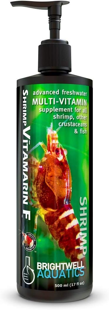 Brightwell Aquatics Shrimp Vitamarin F - Freshwater Multivitamin Supplement for All Shrimp,