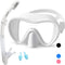 Supertrip 2024 Snorkeling Gear for Adults, Anti-Fog Snorkel Set, Tempered Glass Snorkel Mask for Scuba Diving