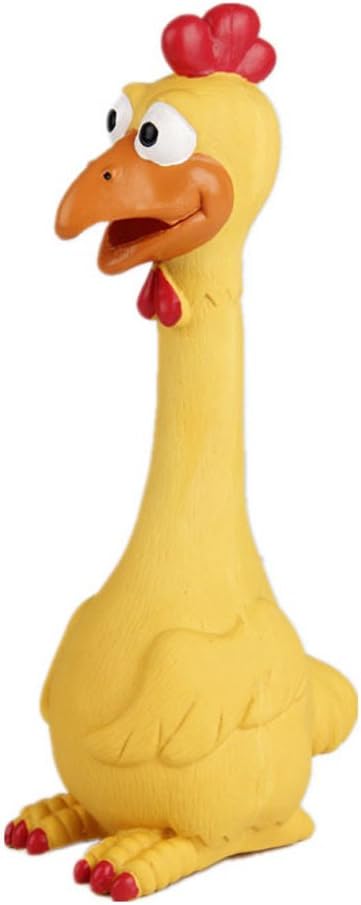 Tamu style Rubber Chicken Squeaky Dog Toys for Small, Medium, or Large Pet Breeds.