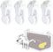 Kingwee Dog Pee Pad Holder with Walls (4 Pack) for Small & Large