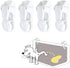 Kingwee Dog Pee Pad Holder with Walls (4 Pack) for Small & Large