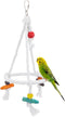 Hypeety Pet Bird Parrot Swing - Hanging Hammock for Parakeets, Budgies, Conures & Quaker Parrots