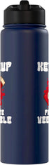 Ketchup Costume Ketchup Is My Favorite Vegetable Stainless Steel Insulated Water Bottle