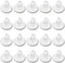 20pcs Clear Aquarium Suction Cups, Airline Tube Clips Holders for Fish Tank Tubing