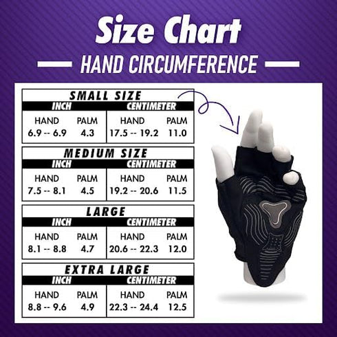 Shock Pro Weight Lifting Gloves for Men & Women Breathable Gym Workout Gloves with Foam-Padded Grip for Weightlifting
