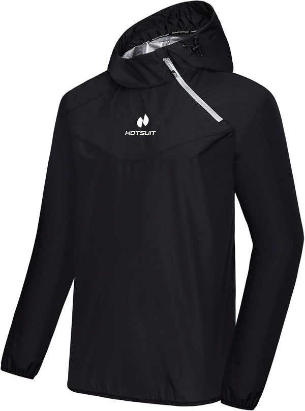 HOTSUIT Sauna Suit for Men Sweat Sauna Jacket Pant Gym Workout Sweat