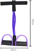 Multifunction Tension Rope, 6-Tube Elastic Yoga Pedal Puller Resistance Band for Fitness Training