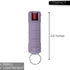 Police Magnum Keychain Pepper Spray - 1 Pack Tactical OC with Dye, Maximum Strength, Small Case Safety Key Chain for
