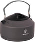 REDCAMP 0.9L Small Outdoor Camping Kettle - Aluminum Water Pot with Carrying Bag for Tea