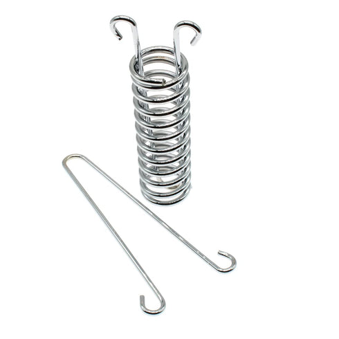 Tent Spring Buckle Swing Tension Spring for Outdoor Camping Dog Training, High-Strength Steel Rope