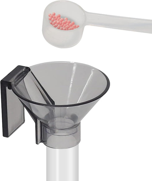 UPETTOOLS Shrimp Feeding Dish Set, Clear Durable Fish Feeder Tube Kit with Cleaning Brush for Fish Tank