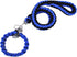 Heavy Duty Dog Collar and Leash Set, Strong 4 FT Nylon Braided Rope Dog Leash for Small Medium Large Dogs