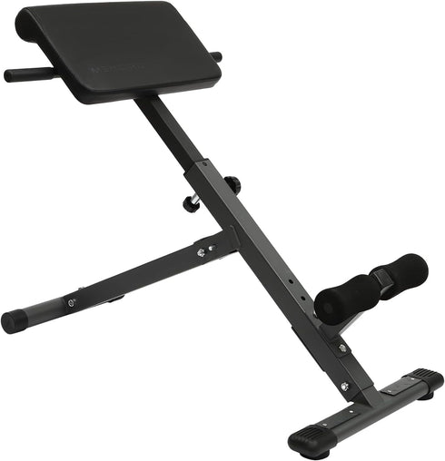 kitneed Roman Chair Back Extension Weight Bench Ab Machine Foldable Angle Height Adjustable