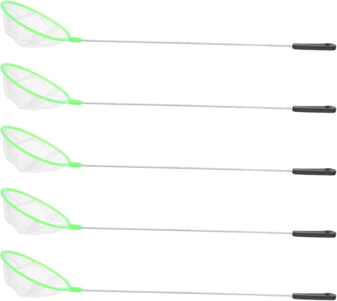 SEWACC 5pcs Aquarium Fishing Nets Fine Mesh Plastic Fish Tank Nets for