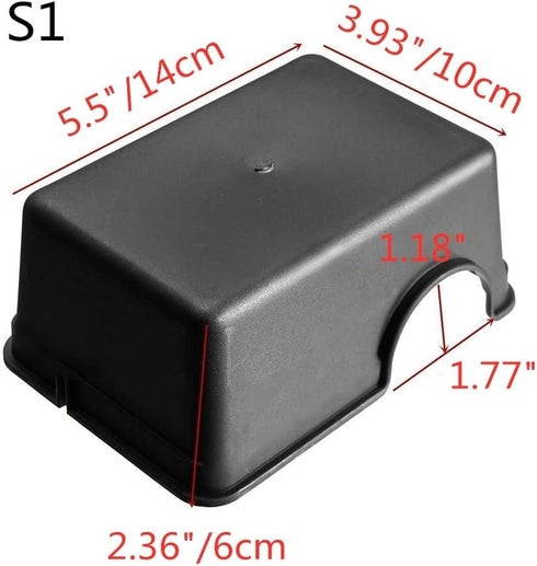 Reptile Hideout Box, Small Animal Hide Cave for Snakes, Lizards, Leopard Gecko, Rodents (S1)