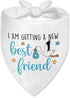 Vgrti I'm Getting a New Best Friend Funny Dog Bandana Pregnancy Announcement, Pregnancy
