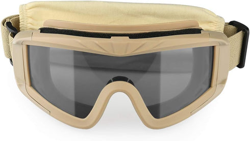 xaegistac Airsoft Goggles, Tactical Safety Goggles, Anti Fog Glasses for Hunting and Cycling