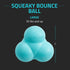 Playology Squeaky Bounce Ball for Large Dog Breeds - Peanut Butter Scented Rubber Chew Toy for Heavy Chewers