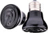 50w Reptile Heat Lamp Bulb 2 Pack, Infrared 50 Watt Ceramic Heat Emitter for Brooder Coop, No Light (Black)