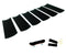 Haisalin 6Pcs Fingerboard Foam Grip Tape, 110mm x 38mm Fingerboard Grip Tape, Foam
