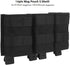Triple Molle Mag Pouch, Tactical Open Top 5.56 M4 M16 Magazine Holder with Quick Release