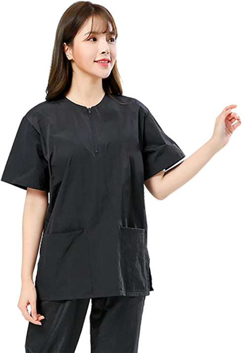 Dog Grooming Smock - Professional Barber Jackets for Women & Men, Cosmetologist Smock (XL) for Pet Groomers