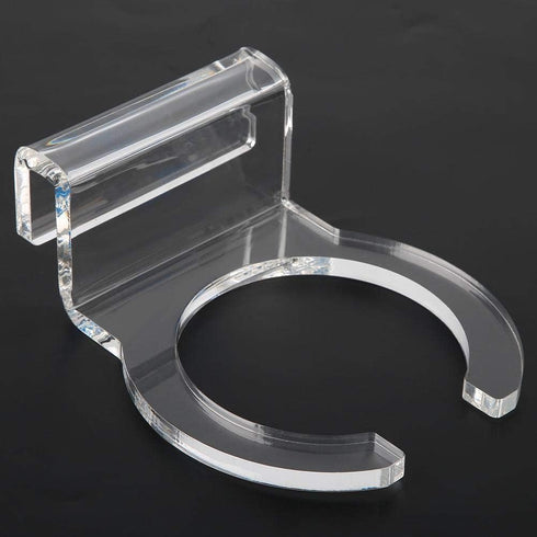 Aquarium Pre Filter Sock Holder, Acrylic Micron Bag Holder for Fish Tank Filter Sock Mount Bracket (4inch)