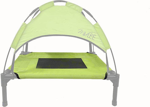 Midlee Dog Cot Replacement Bed Fabric, Green, Small