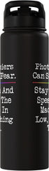 Funny Office Joke Photo Copiers Can Sense Fear Receptionist Secretary Teacher Stainless Steel Insulated Water Bottle