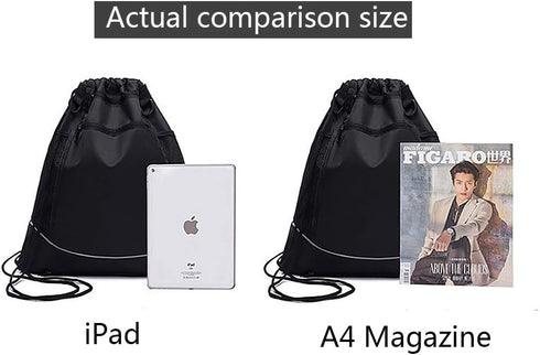 STAY GENT Drawstring Basketball Backpack for Boys - Foldable Soccer Gym Bag with Detachable Ball Mesh Bag