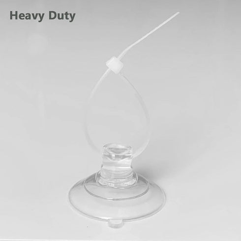 Aquarium Suction Cups, Heavy Duty with Adjustable Cable Ties, Dia.1.2"/1.8" Optional (1.8")