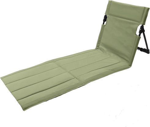 Ultra-Lightweight Foldable Camping Backrest Chair - 1.1lbs Portable Outdoor Lazy Chair with
