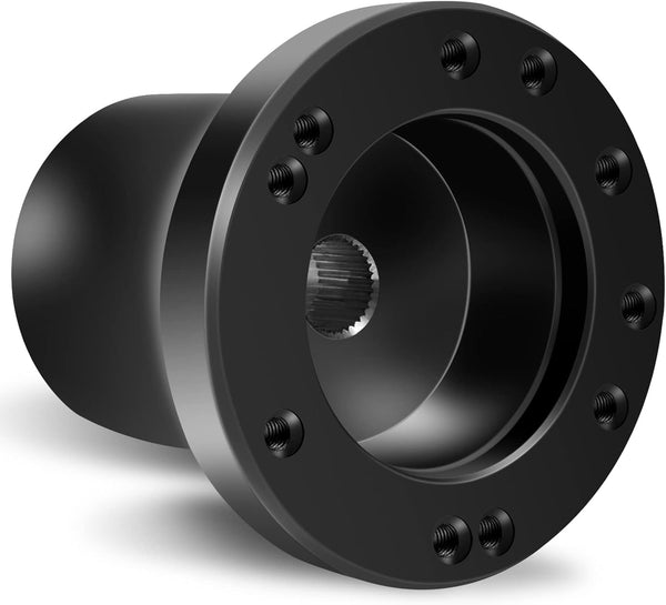 Golf Cart Steering Wheel Adapter, Golf Cart Accessories for EZGO TXT & RXV Golf Cart (Black Golf Cart Adapter)