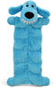 Smiling Loofa Mat Plush Dog Toy, 12 inch Long with 13 Squeakers,