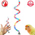 Colorful Plastic Bead Millet Holder for Parakeet, Budgie, Finch, Dove by Bonka Bird Toys 869