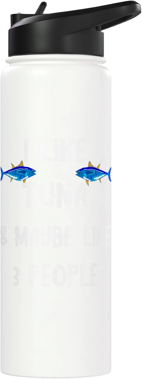 Cool Bluefin Tuna Deep Sea Fishing Angler Gifts Tuna Food Fish Predatory Fish Tuna Tin Funny Tuna Stainless Steel