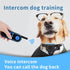 Voice Intercom Dog Training Collar, Rechargeable Shock Collar with Remote for Small, Medium & Large Dogs