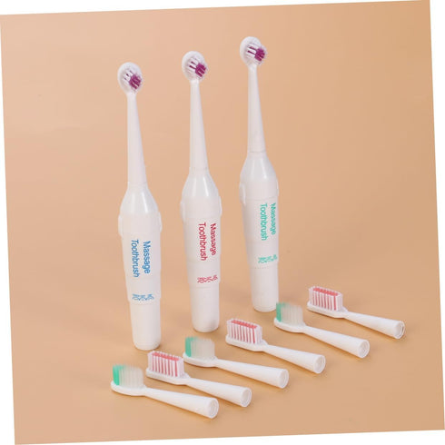 3pc balacoo Portable Electric Toothbrush for Pets Lightweight and Acoustic Cleaning Technology for Easy Dental Care