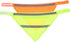 POPETPOP 2pcs Pet Triangle Towel Bibs, Orange Reflector Vest for Night Walking, Small Dog Safety