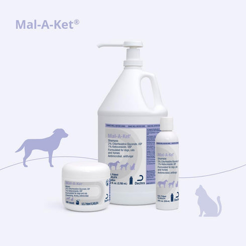 Mal-A-Ket 2.25" 50 Count Wipes, Round, jar