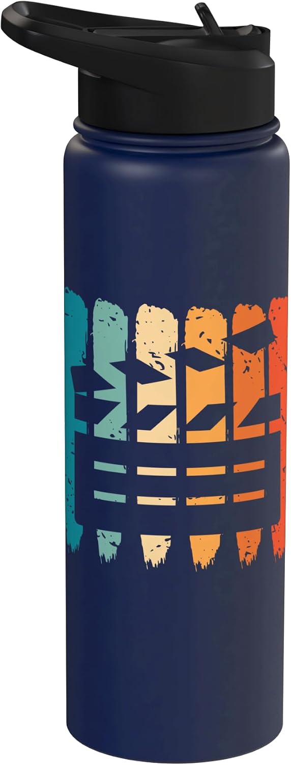 Film Director Filmmaking Videographer Producer Film Producer Clapboard Retro Cinematography Filmmaker Stainless Steel Insulated Water Bottle