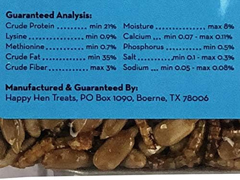 Happy Hen Treats Mealworm and Sunflower Treat for Pets, 6.5-Ounce