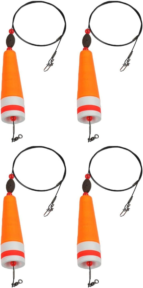 360 Rig(1oz FABULETTA Weighted Popping Cork Fishing Floats, Loud Shrimp Click Beads, High Visibility Fluorescent Foam