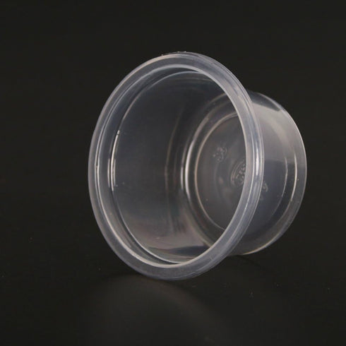 SLSON 100 Pack Gecko Food and Water Cups, Reptile Worm Bowl Mealworm Feeder for Lizard, Leopard Gecko, Crested Gecko (1