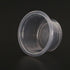 SLSON 100 Pack Gecko Food and Water Cups, Reptile Worm Bowl Mealworm Feeder for Lizard, Leopard Gecko, Crested Gecko (1